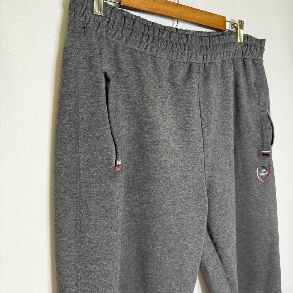 Tommy Life Performance Mens XL Gray Joggers Sweatpants Charcoal Heather